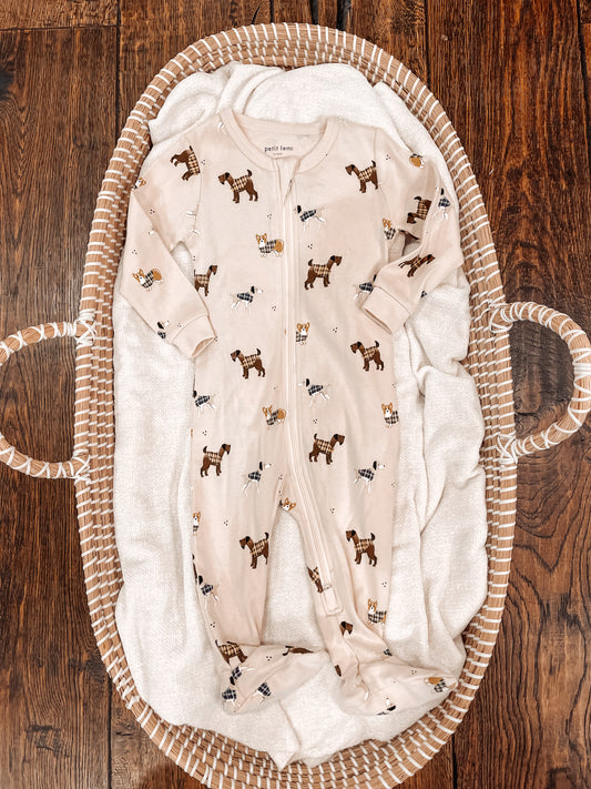 Sweater Pups Double Zip Pajamas