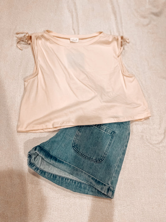 White Basic Tee
