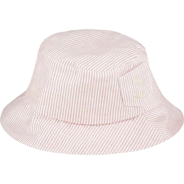 Fisherman Bucket Hat Red Stripe