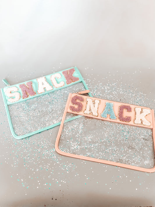 Snack Clear Varsity Bag