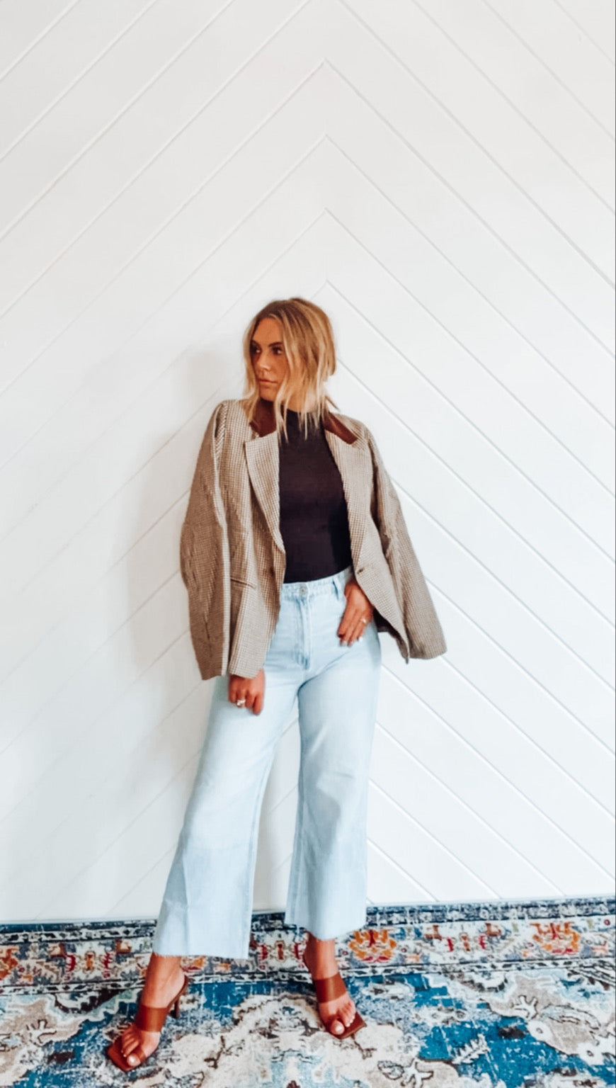 Houndstooth Blazer