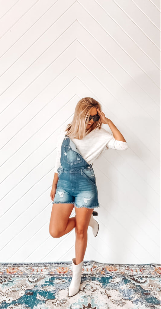Macie Denim Overalls
