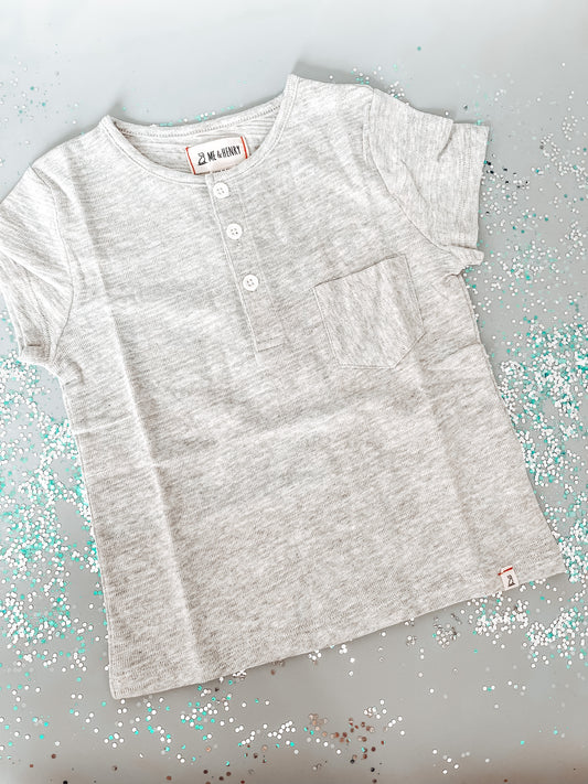 Dodger Grey Henley Shirt