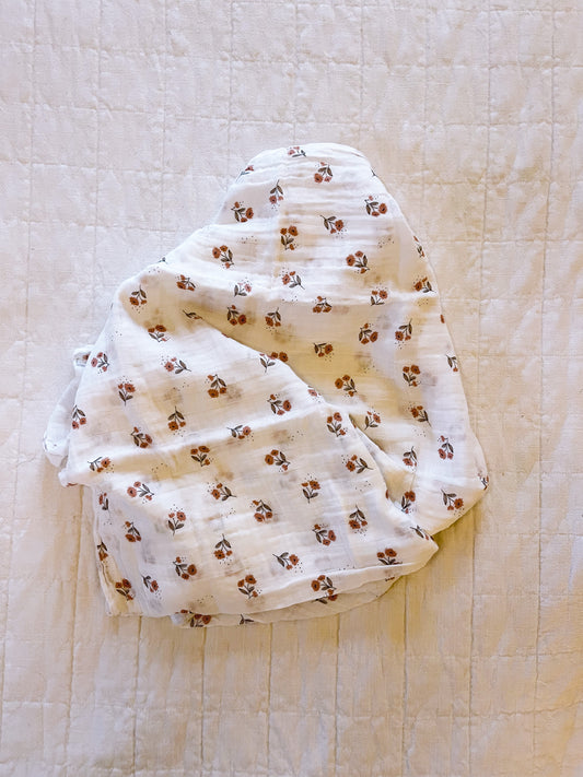 Flower Swaddle Blanket