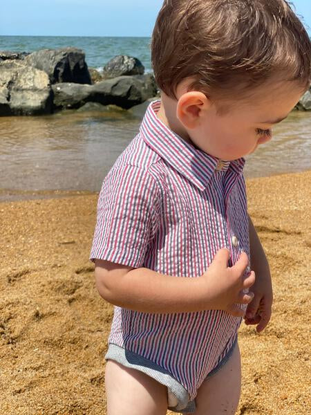 Helford Seersucker Onsie