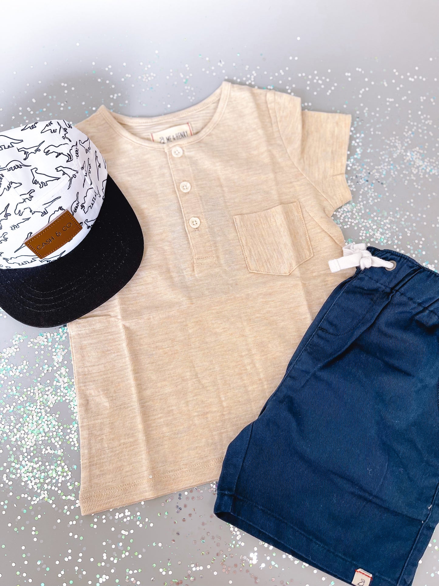 Dodger Beige Henley Shirt