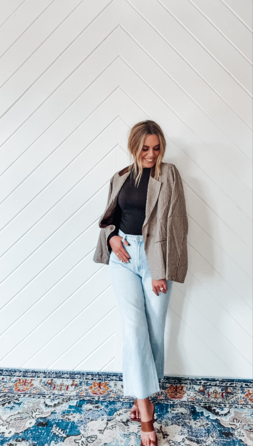 Houndstooth Blazer