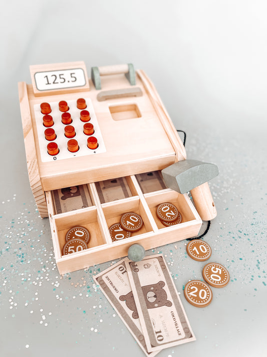 Wooden Cash Register
