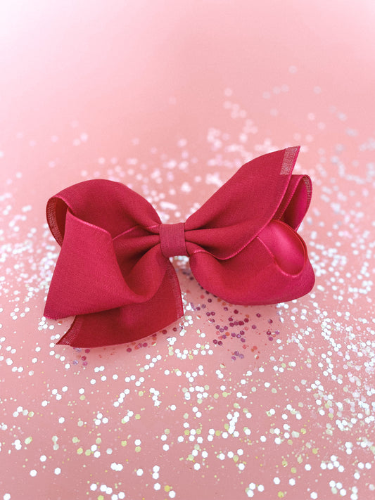 King Linen Fuchsia Bow
