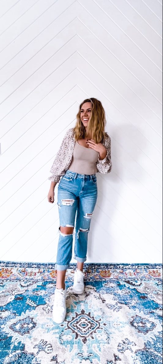 Paisley Mom Jeans