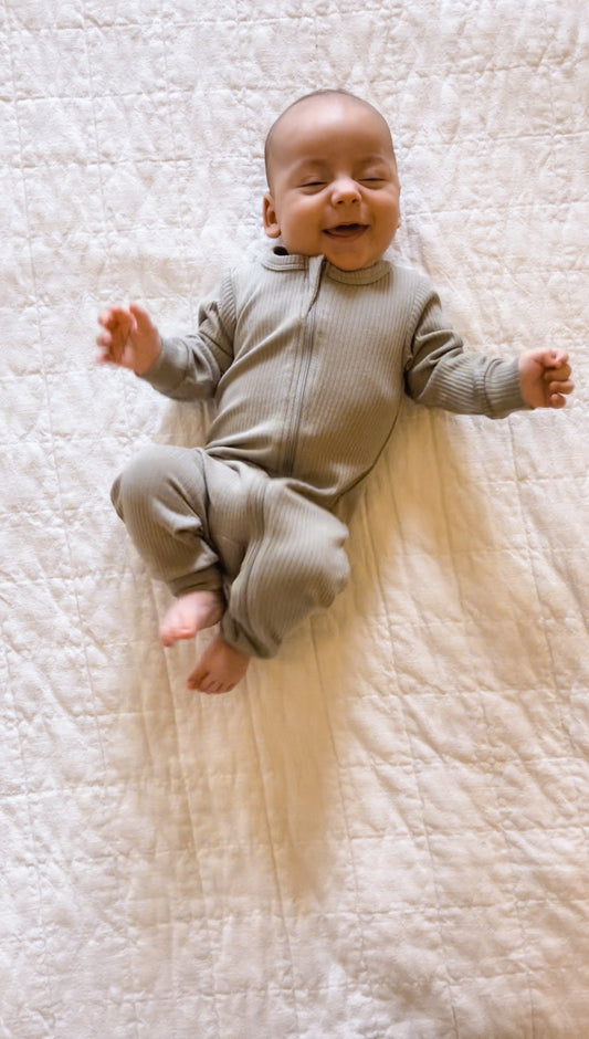 Olive Double Zip Sleeper