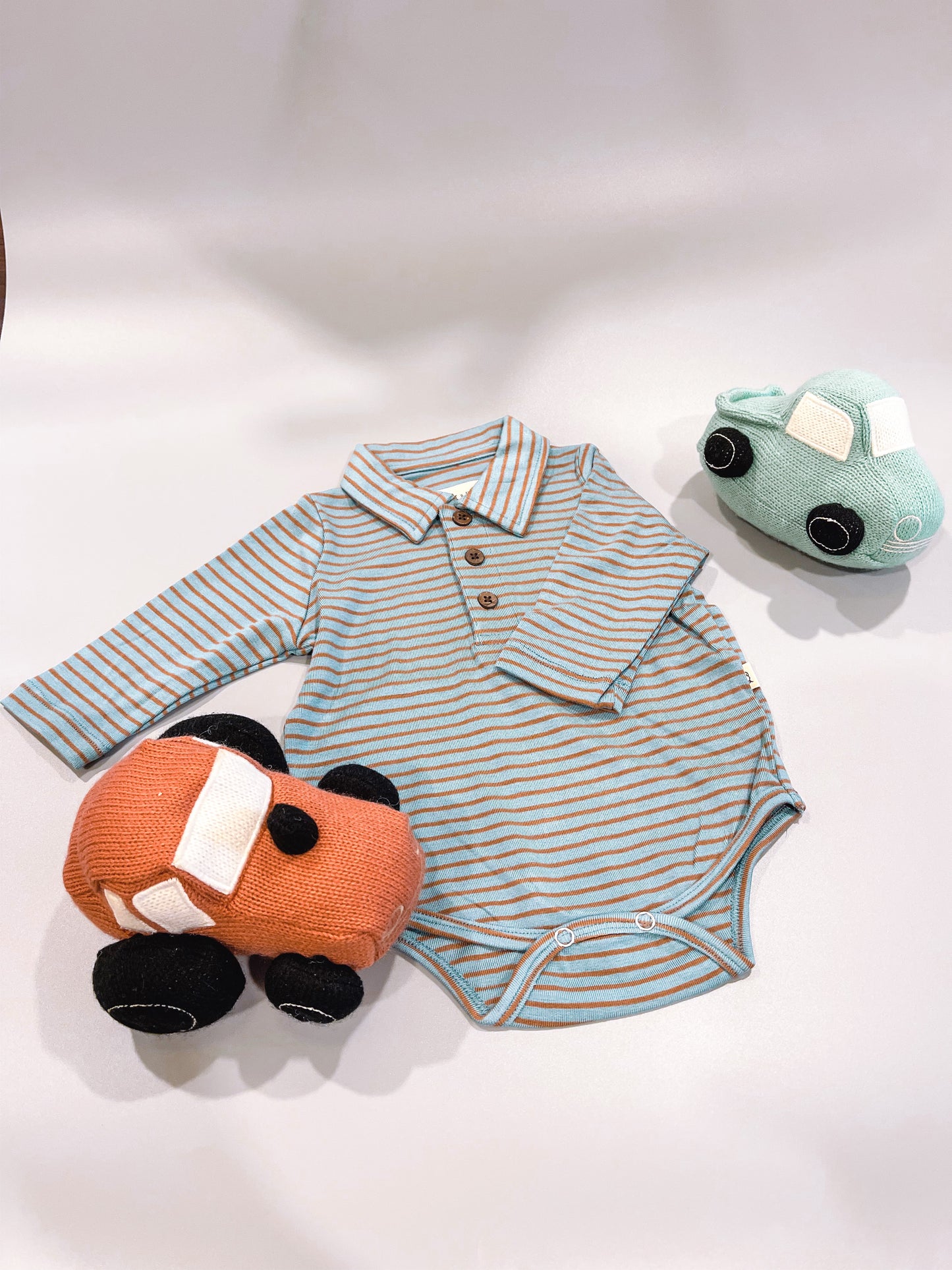 Seymour Striped Polo Onesie