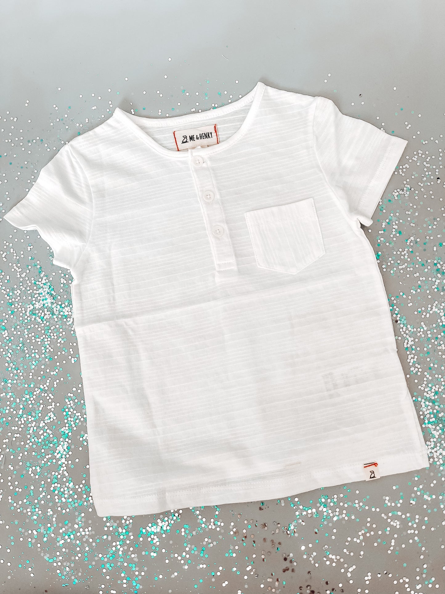 Dodger White Henley Shirt
