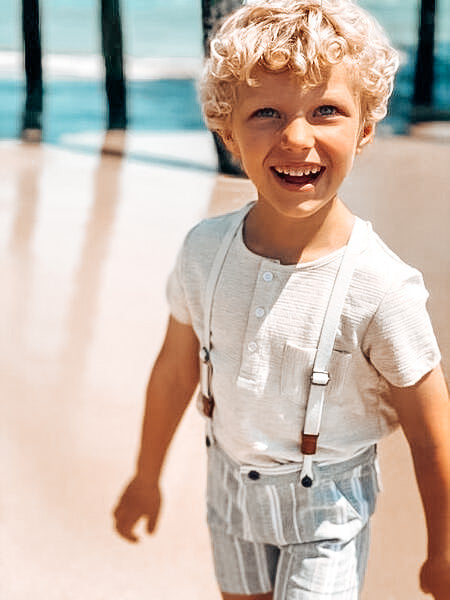 Dodger Beige Henley Shirt