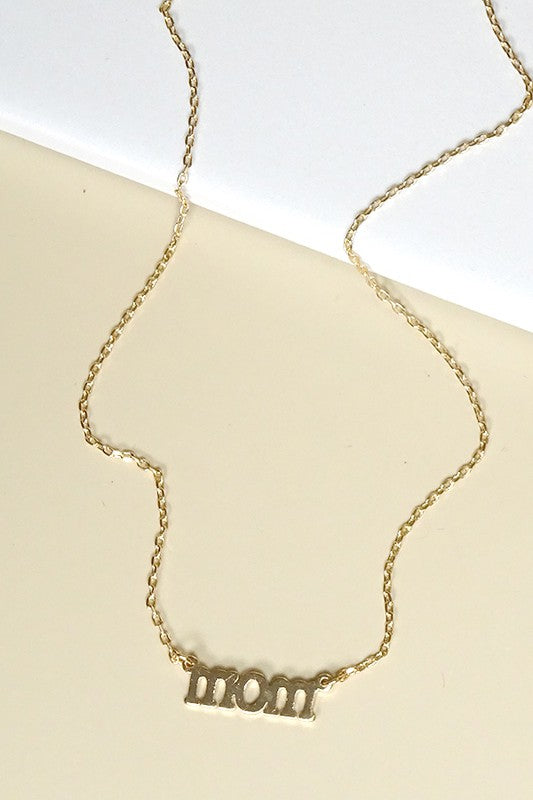 Dainty MOM Necklace