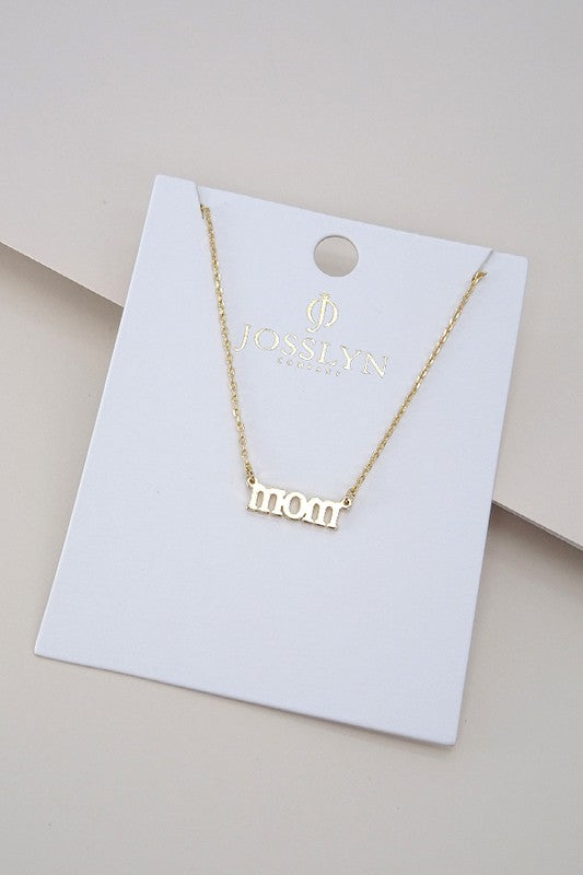 Dainty MOM Necklace