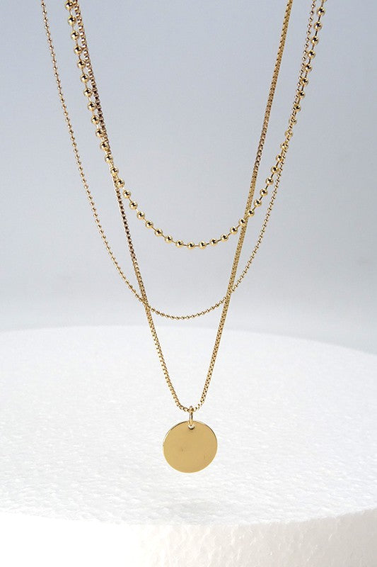 Ball Chain Layered Necklace