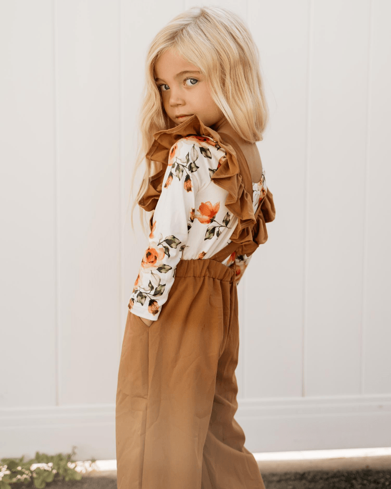 Sharlyn Ruffle Suspender Pants