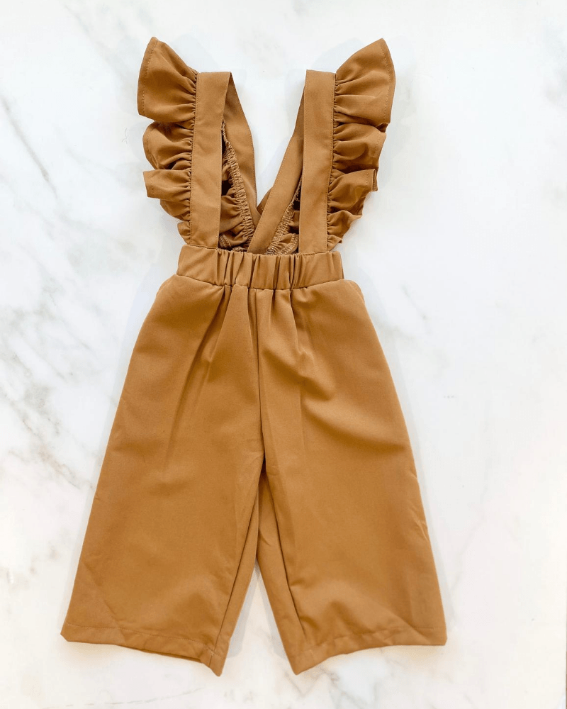 Sharlyn Ruffle Suspender Pants