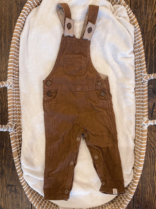 Harrison Corduroy Brown Overalls