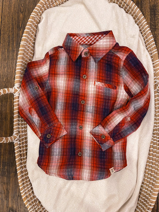 Atwood Red/Navy Shirt