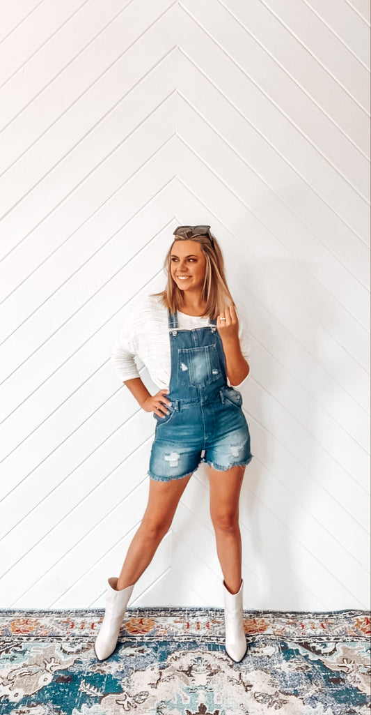 Macie Denim Overalls