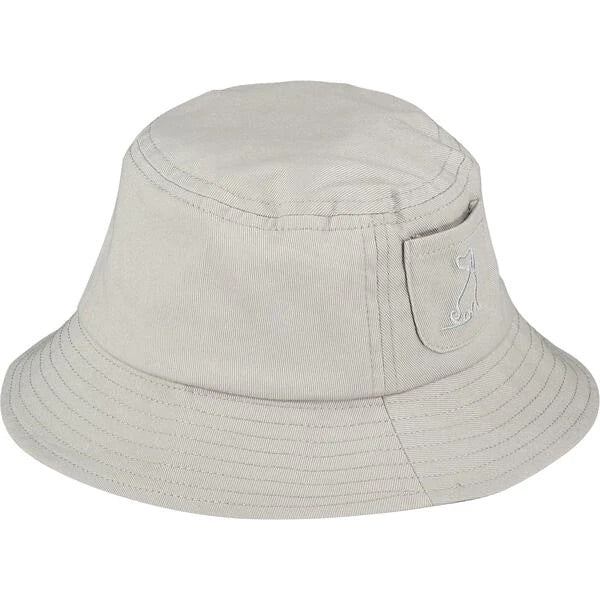 Fisherman Bucket Hat Grey Twill