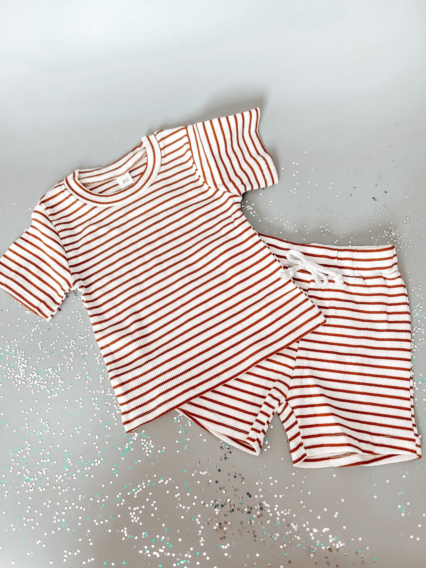 Baby Boy Ribbed Striped Set