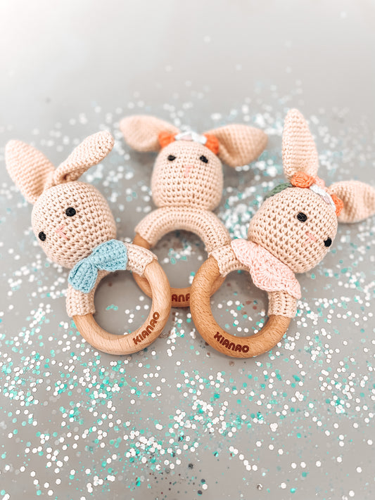 Bunny Rattle Tooth Ring